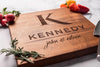 Cutting Board Personalized, Monogrammed Wedding Gift, Engraved Wood Gift by Well Written Gifts