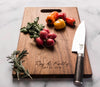 Personalized Charcuterie Board, Custom Cutting Board with First Names & Date by Well Written Gifts