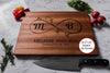 Personalized Infinity Sign Cutting Board Engraved with Monogram and Names