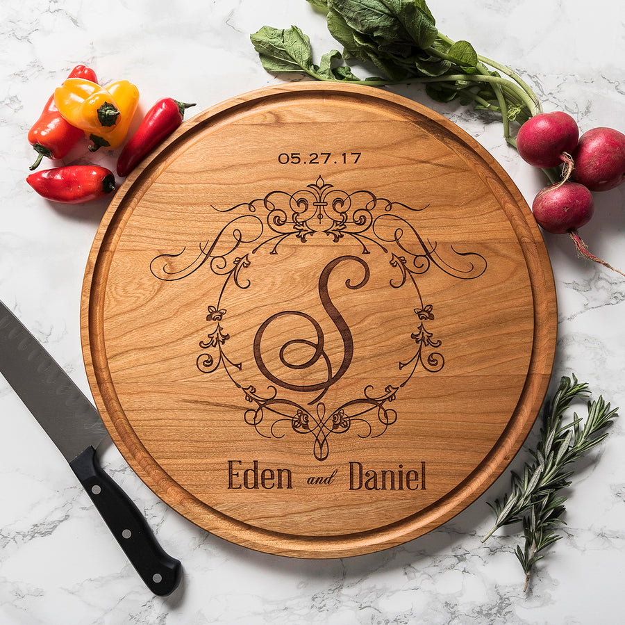 Monogrammed Gifts * Monogrammed Cutting Board * Personalized * Custom Engraved