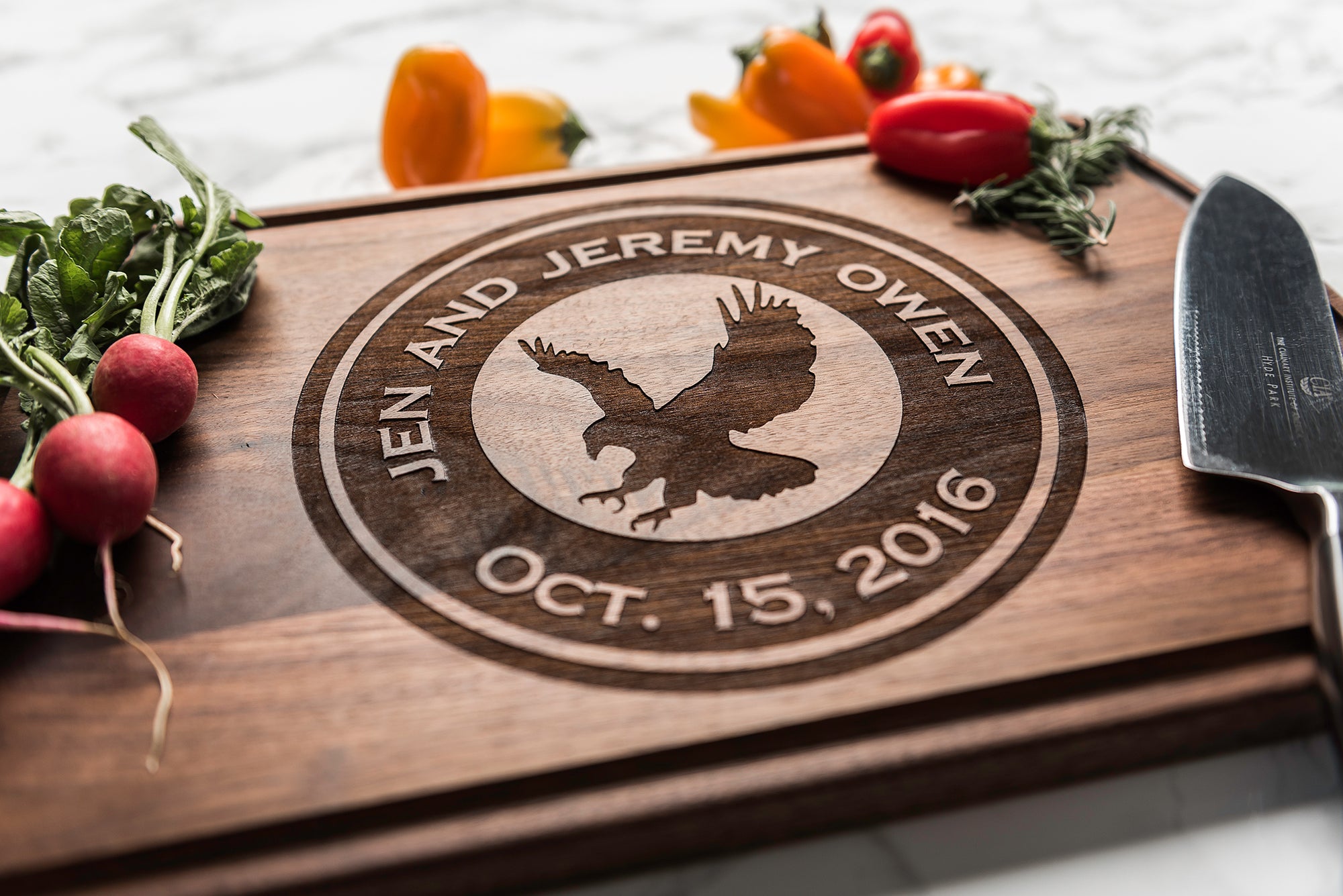 Personalized Cutting Board Engraved with Team Logo | Gift for Sports Fans