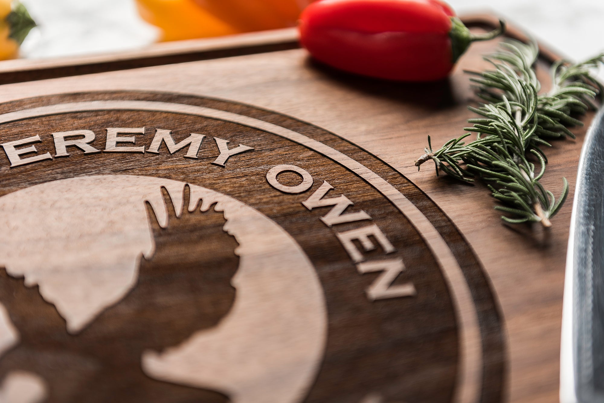 Personalized Cutting Board Engraved with Team Logo | Gift for Sports Fans