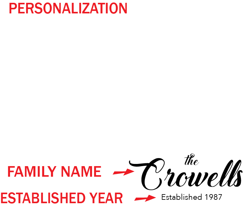 Personalized Cutting Board with Name in Lower Corner | Wedding Gift | 5th Anniversary Gift