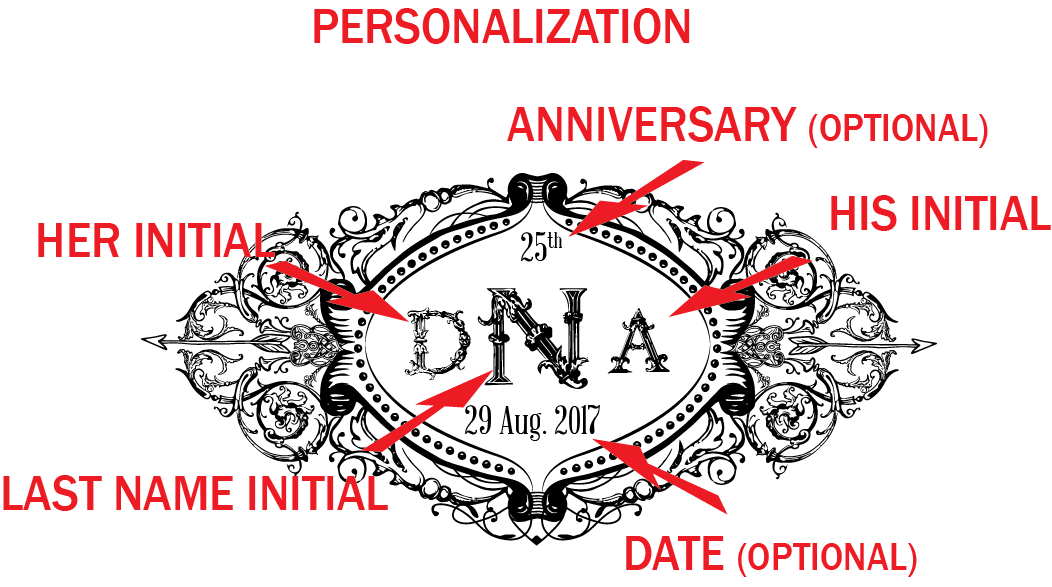 Custom Wood Cutting Board * Monogram with Wedding Date and Optional Anniversary