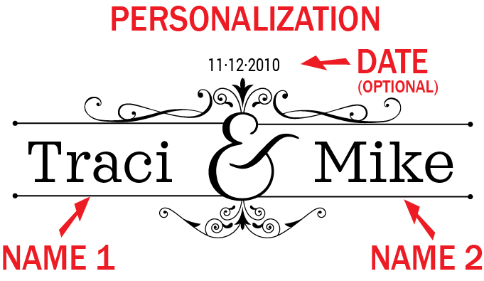 Personalized Cutting Board with Handle * Custom Engraved Cutting Board * First Names