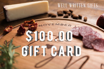 Every bridal shower should include this- a $50 Well Written Gifts e-Gift Card