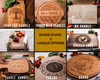 Personalized Engraved Wood Cutting Board with Flourishes
