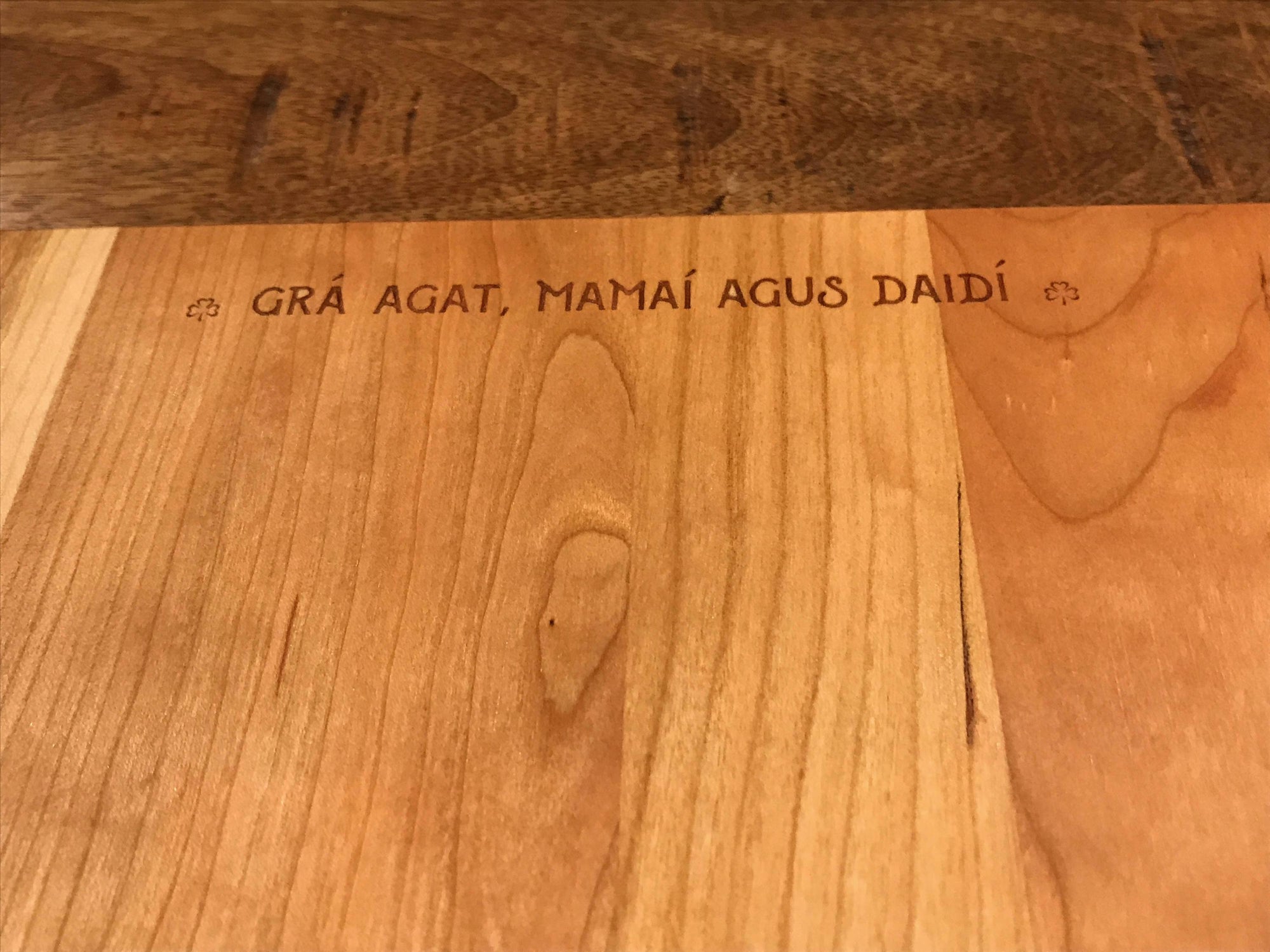 Personalized Cutting Board * Engraved Message * Add-on