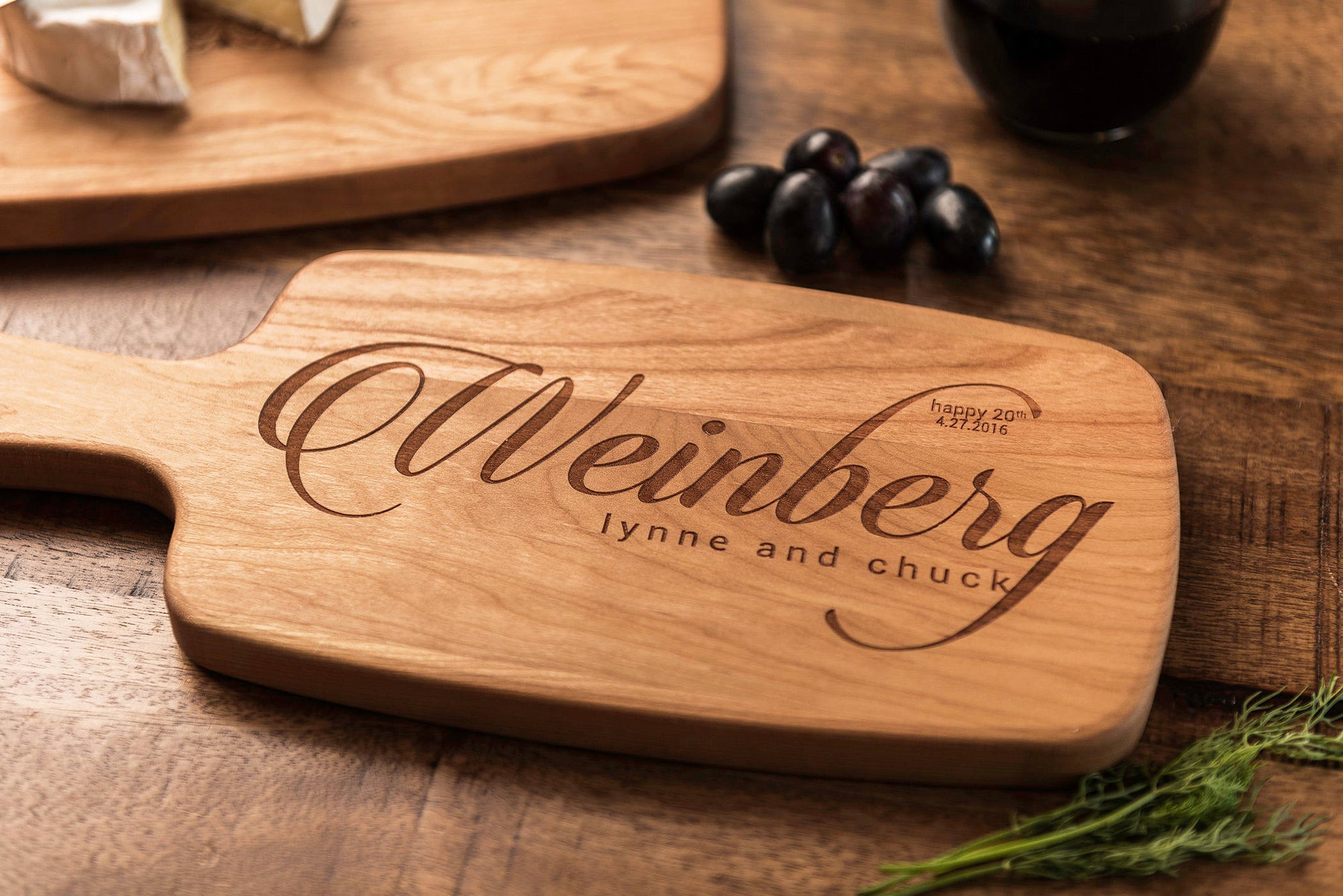 Kosher Gift | Custom Cutting Board | Personalized Cheese Board | Wedding Gift by Well Written Gifts