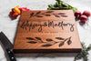 Personalized Cutting Board, Engraved Sapele Cutting Board by Well Written Gifts