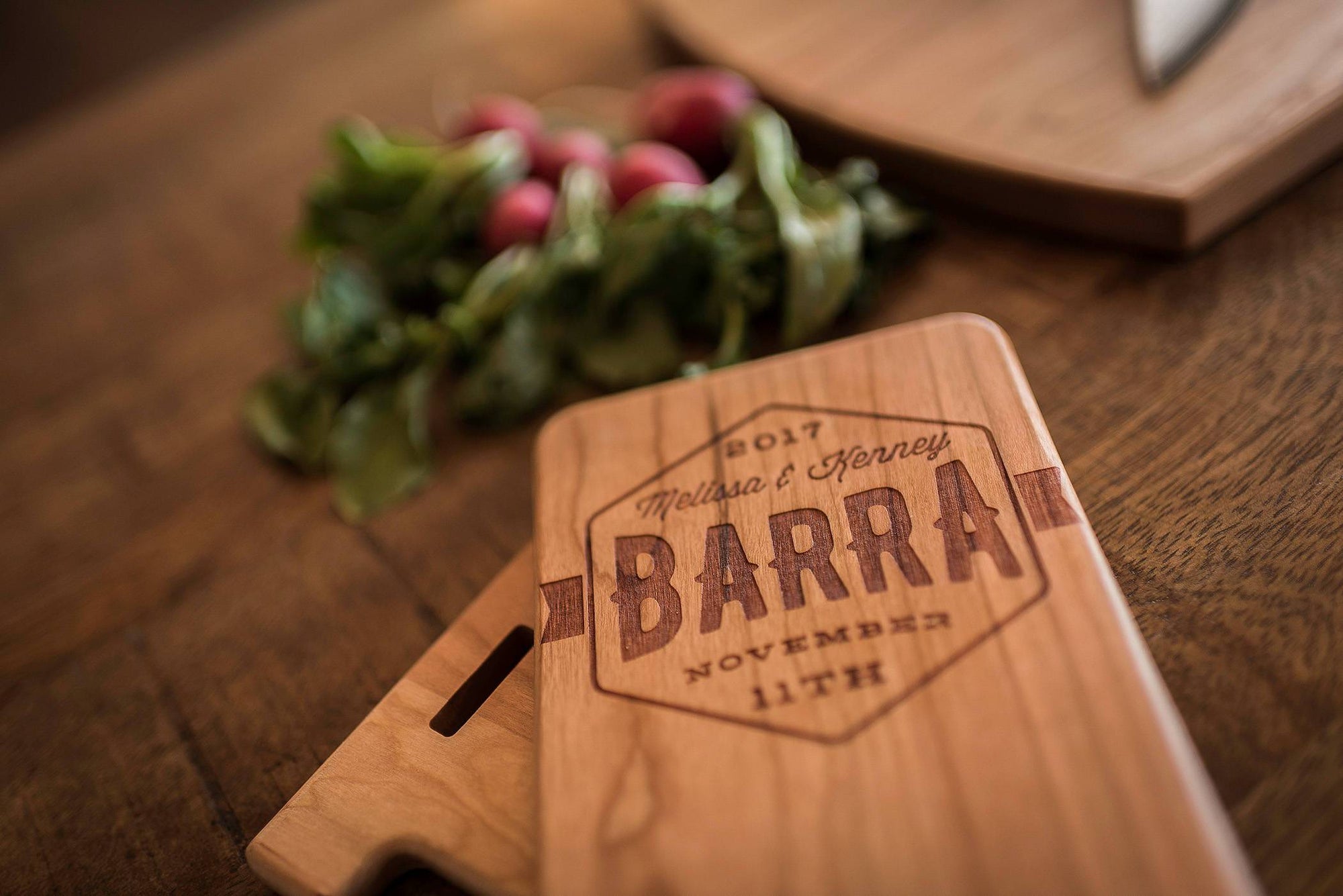 Personalized Engraved Wood Tablet Stand folds flat for storage  by Well Written Gifts