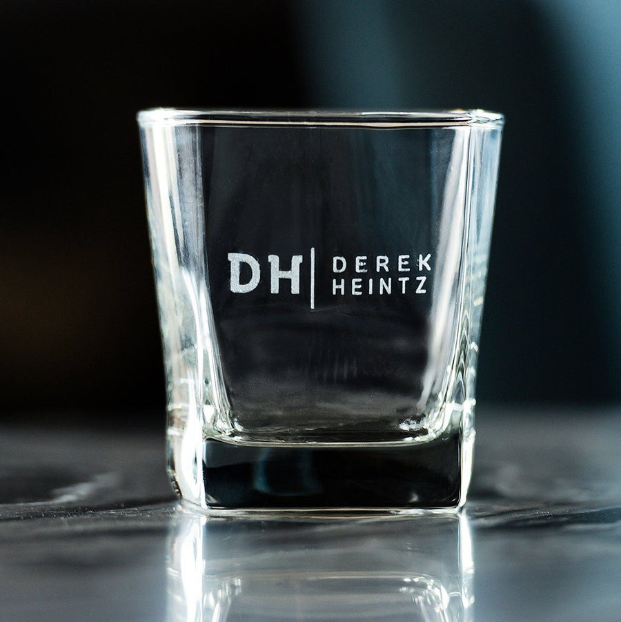 Personalized 12 oz. Side Monogrammed Whiskey Glasses, Engraved Whiskey Glass Set, Boyfriend Gift, Husband Gift, Corporate Gift, Client Gift