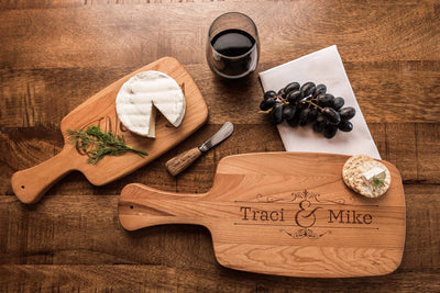 Wedding Gift for Couple, Cheese Board, Cutting Boards Personalized by Well Written Gifts