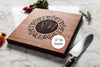 Monogrammed Custom Cutting Board - Modern Gift for Couple or Individual