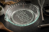 Custom Pie Plate - Engraved Grace Prayer Pie Dish, Pyrex Deep Dish Glass Pie Plate