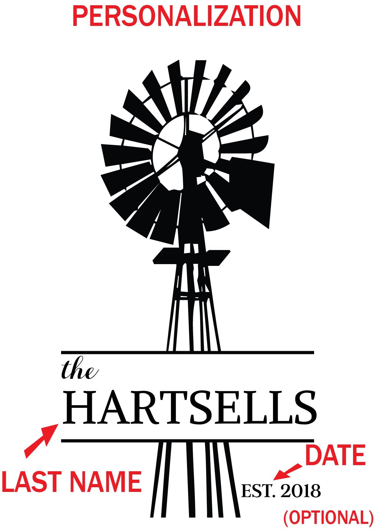 Personalized Baking Dish with Lid, Engraved Casserole Dish, Shower Gift for Her, 3rd Anniversary Gift for Cook, Windmill Farmhouse Decor