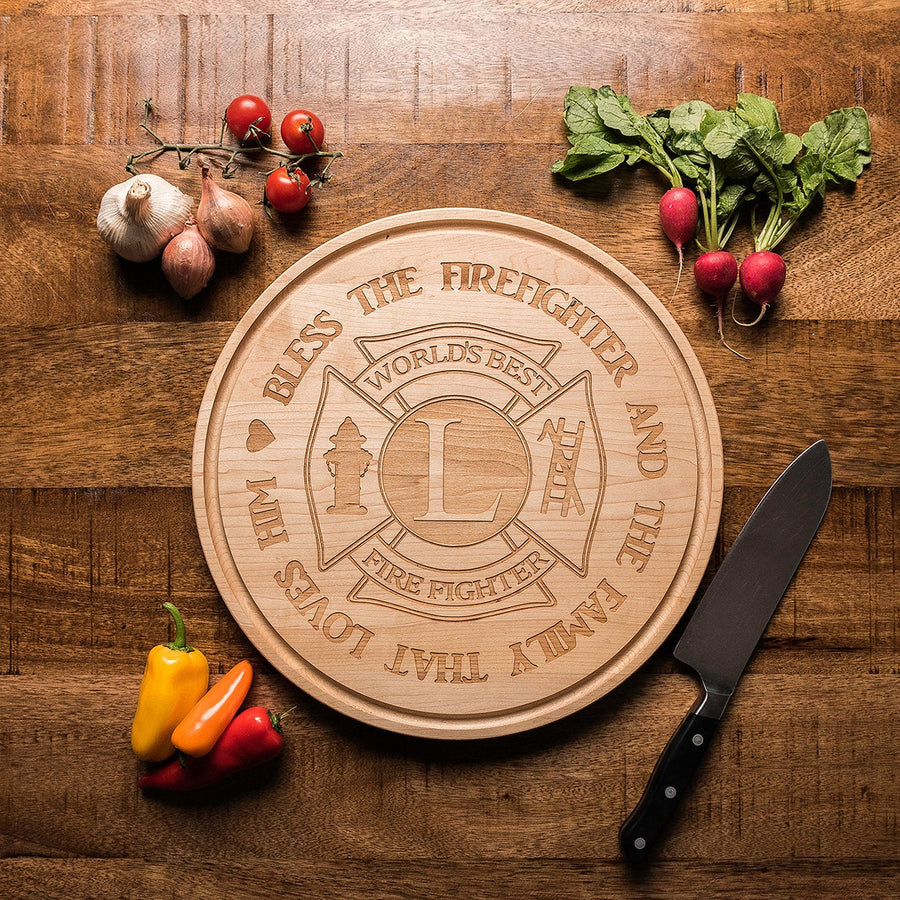 Firefighter Cutting Board * Firefighter Gifts
