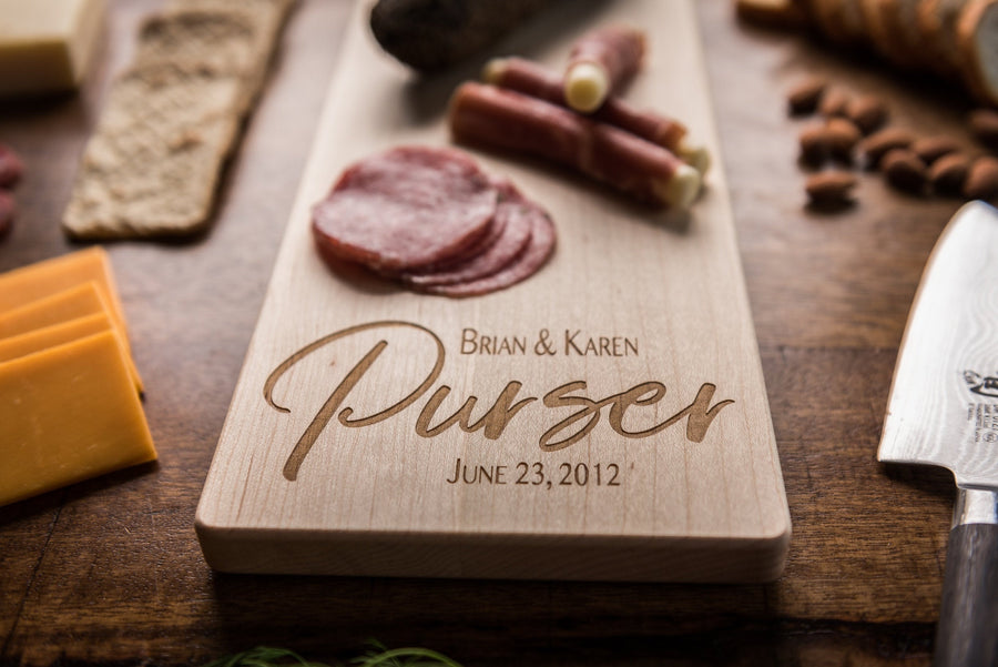 Personalized Cheese Board in Modern Font - PCCB