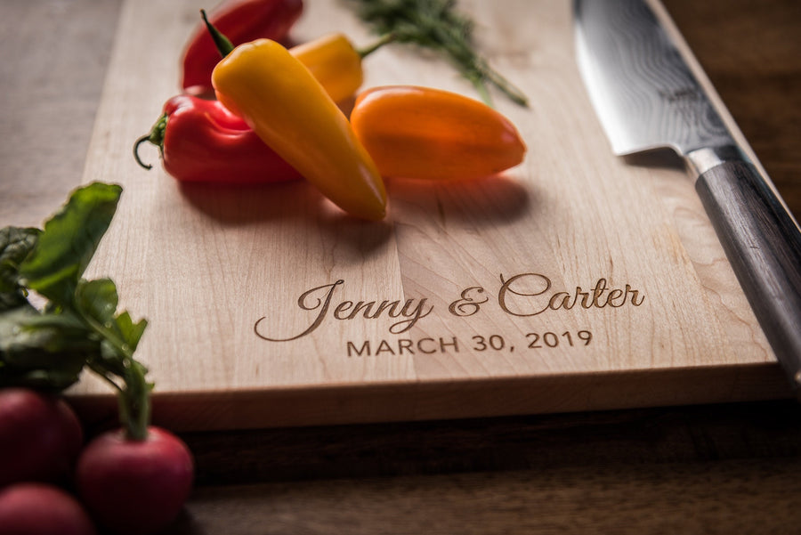 Personalized Charcuterie Board - Engagement Gifts for Couple - Custom Wedding Gift