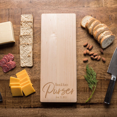 Personalized Cheese Board in Modern Font - PCCB