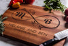 Cutting Board Personalized, Monogrammed Cutting Board, Love is Infinite by Well Written Gifts